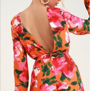 Floral romper- new